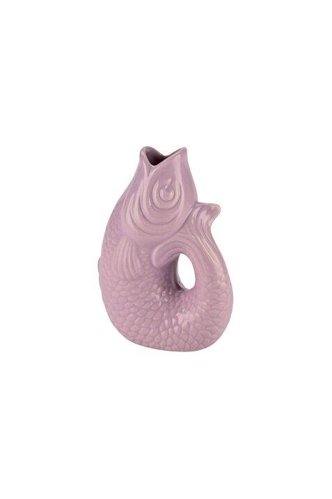 Gift Company Monsieur Carafon, Fisch Vase Gr. XS, Lavender, 0,2 Liter