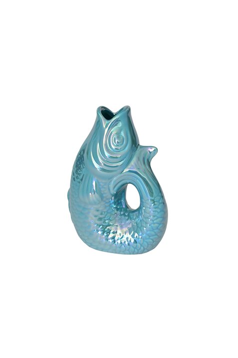 Gift Company Monsieur Carafon, Fisch Vase Gr. XS, Rainbow Ocean, 0,2 Liter