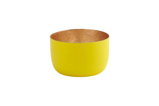 Gift Company Madras Windlicht S, gelb/gold