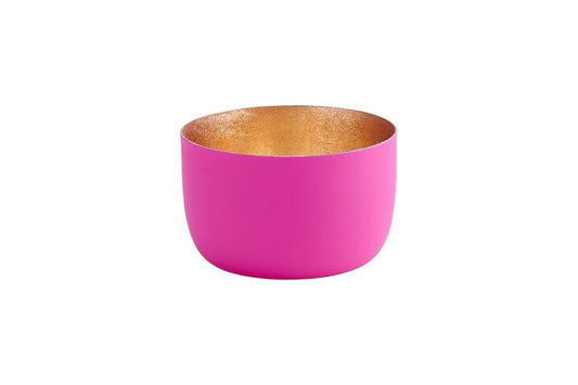 Gift Company Madras Windlicht S, pink/gold