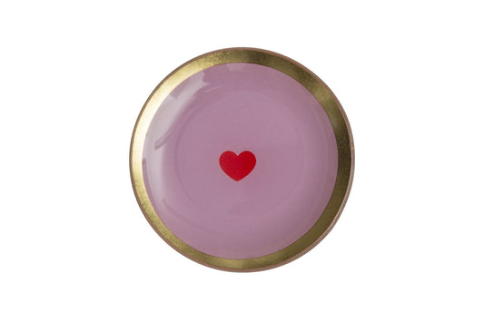 Gift Company Love Plates, Glasteller S, Herz