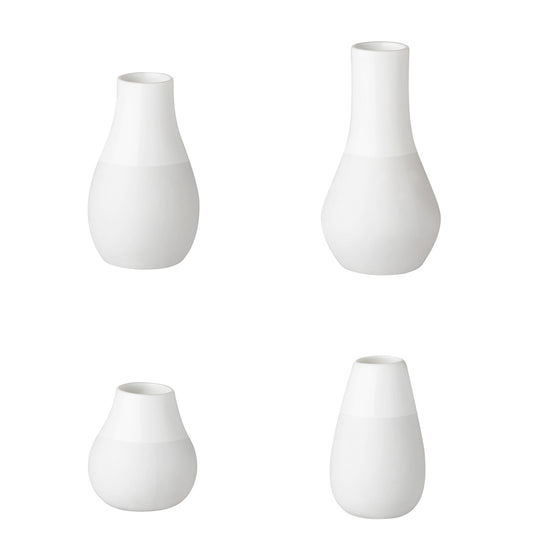 Mini Vasen "Set aus 4" weiß - räder Design