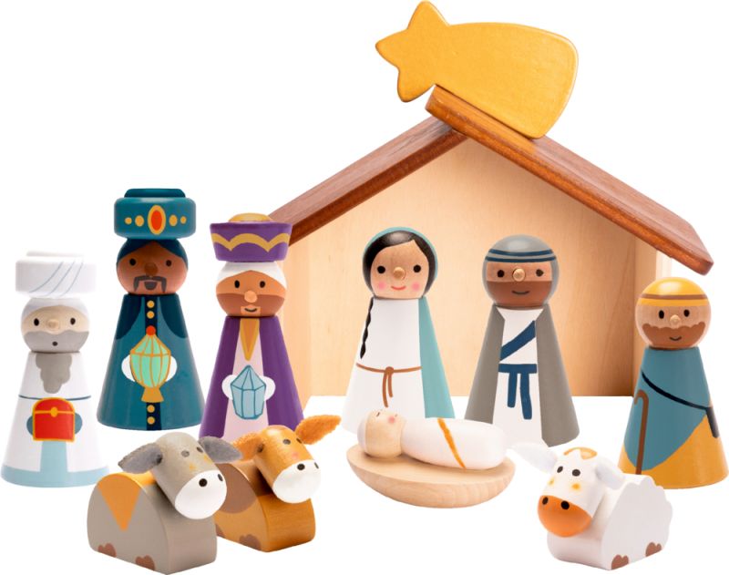 Holzkrippe - Die Spiegelburg