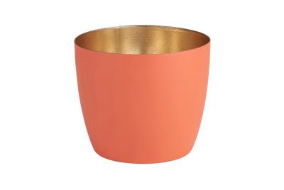 Gift CompanyMadras Windlicht M, light coral/gold