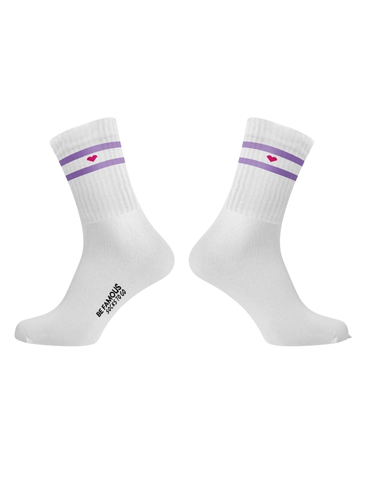 Be Famous x Socks to go Statement Socken HEART