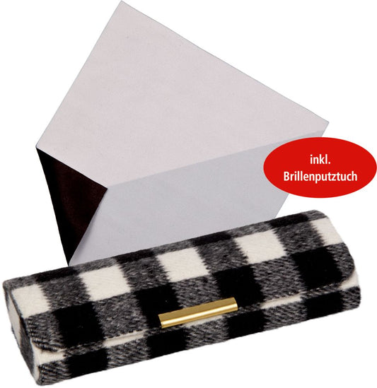 Brillenetui mit Putztuch Karo - Die Spiegelburg