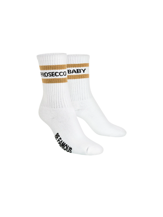 Be Famous x Socks to go Statement Socken PROSECCO BABY