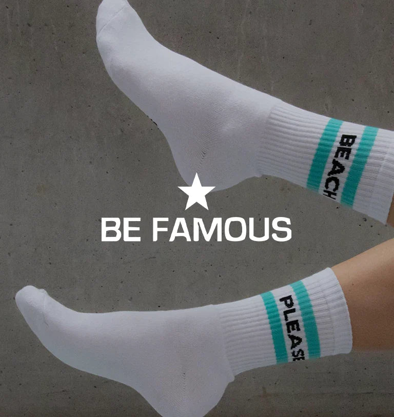 Be Famous Statement Socken