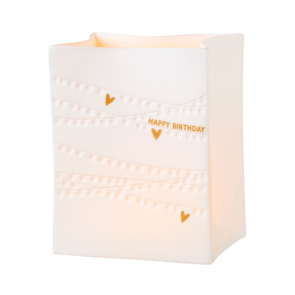 räder Design Porzellanlichttüte "Happy Birthday"