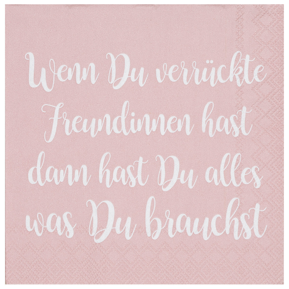 räder Design Cocktailservietten "Wenn du verrückte..."
