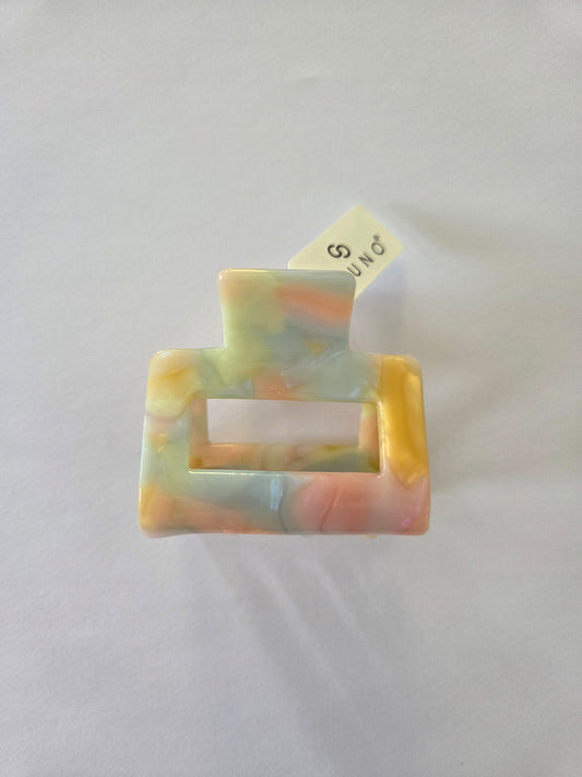 Haarklammer Creme mit Pastelfarben