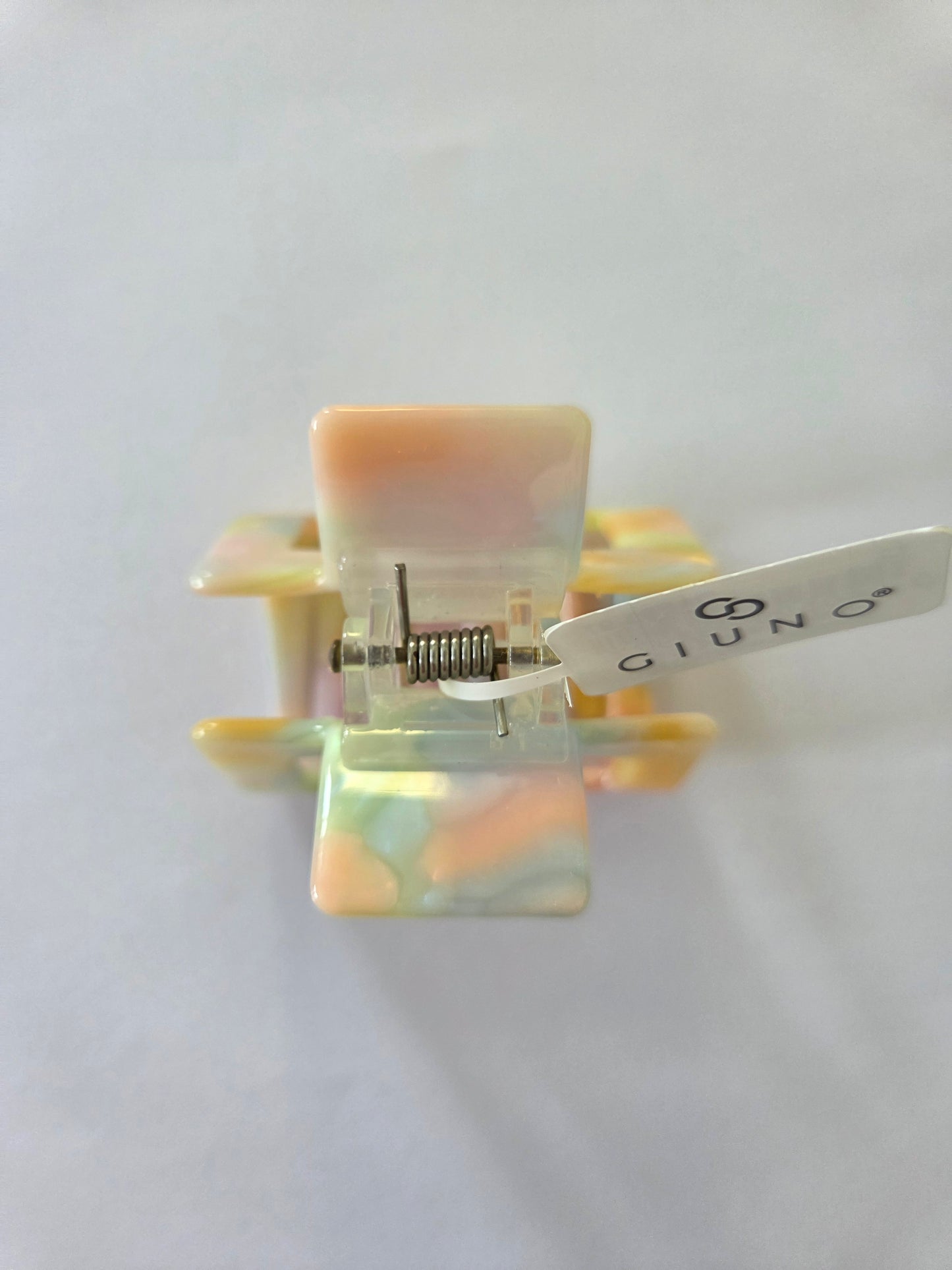 Haarklammer Creme mit Pastelfarben