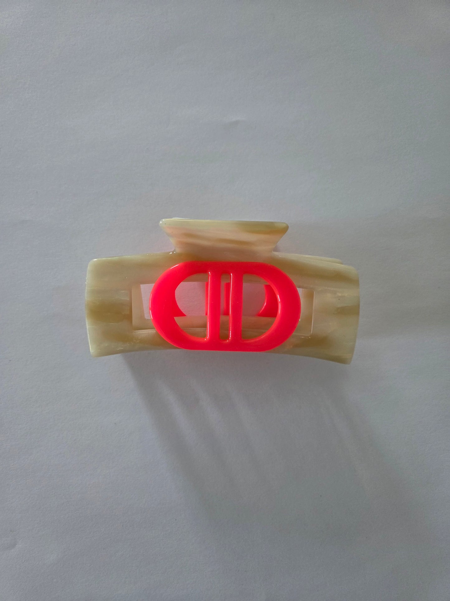 Haarklammer D Neopink/Creme