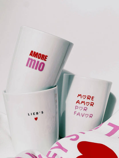 Becher Tasse Heart I Amore Bunt Spring Love: AMORE MIO