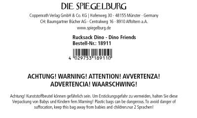 Die Spiegelburg Rucksack Dino - Dino Friends