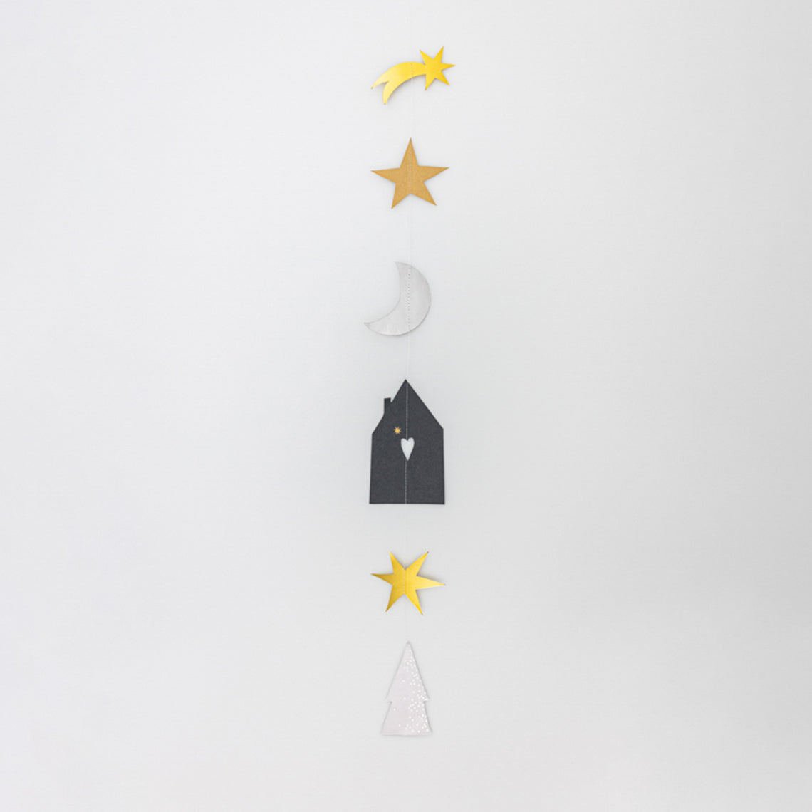 Papierkette "Winternacht" - räder Design