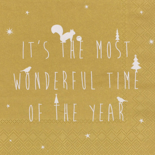 Lunchservietten "It's the most wonde..." - räder Design