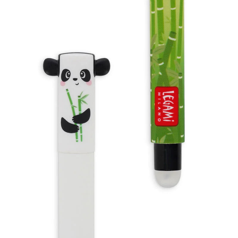 Löschbaren Gelstift - Erasable Pen mit Panda-Motiv