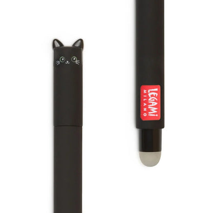 Löschbaren Gelstift mit Katzenmotiv