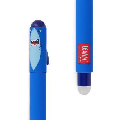 Löschbaren Gelstift - Erasable Pen mit Hai-Motiv