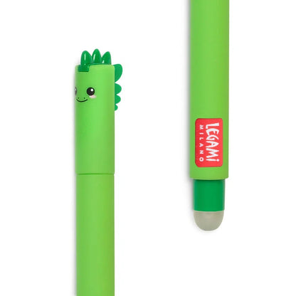Löschbaren Gelstift - Erasable Pen mit Dino-Motiv