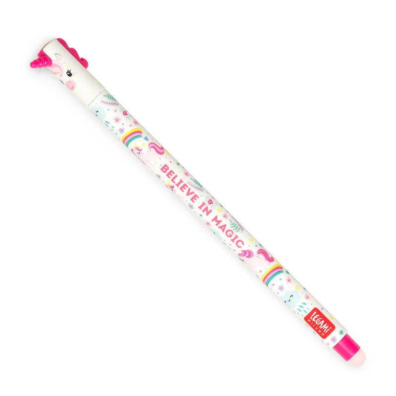 Löschbaren Gelstift - Erasable Pen mit Einhorn-Motiv