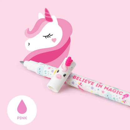 Löschbaren Gelstift - Erasable Pen mit Einhorn-Motiv