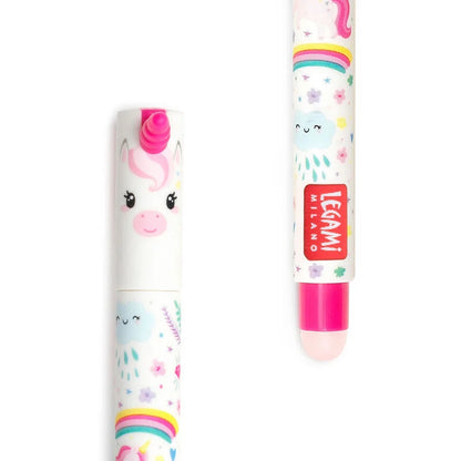 Löschbaren Gelstift - Erasable Pen mit Einhorn-Motiv