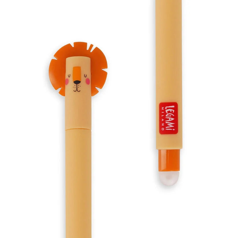 Löschbaren Gelstift - Erasable Pen mit Lion-Motiv