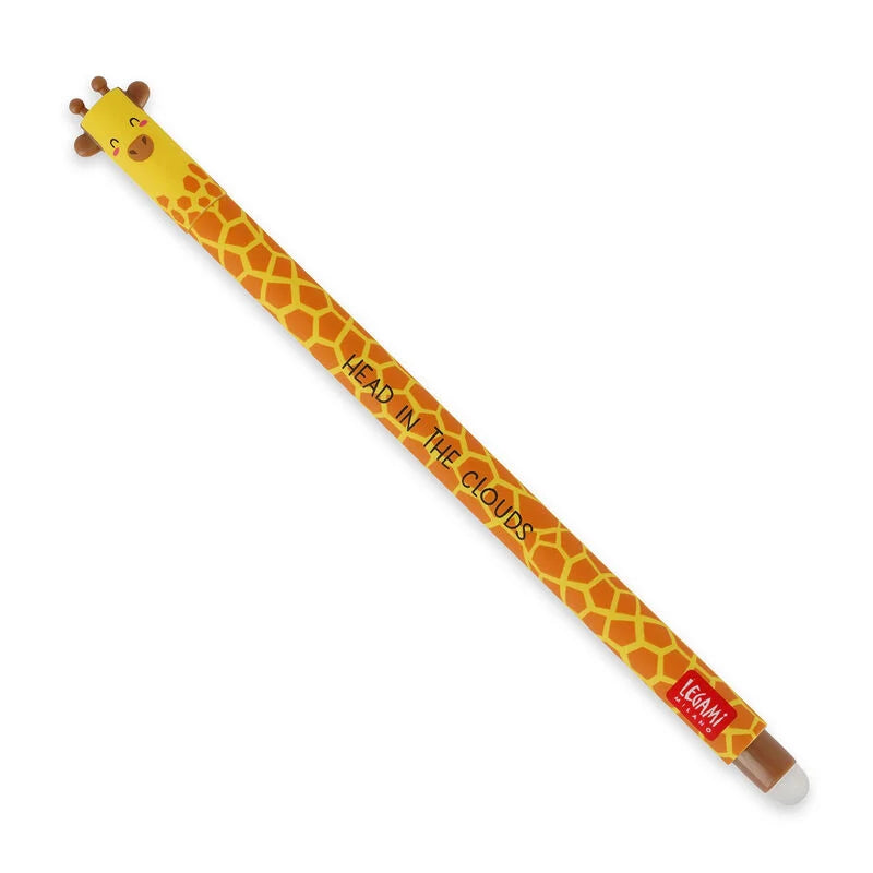 Löschbaren Gelstift - Erasable Pen mit Giraffe-Motiv