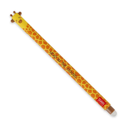 Löschbaren Gelstift - Erasable Pen mit Giraffe-Motiv
