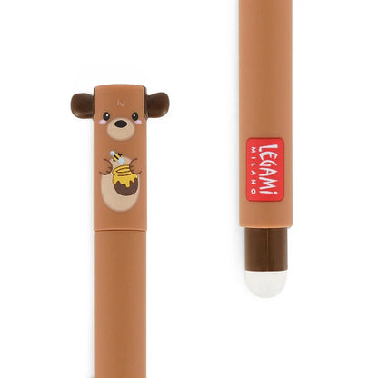 Löschbaren Gelstift - Erasable Pen mit Teddy Bear-Motiv