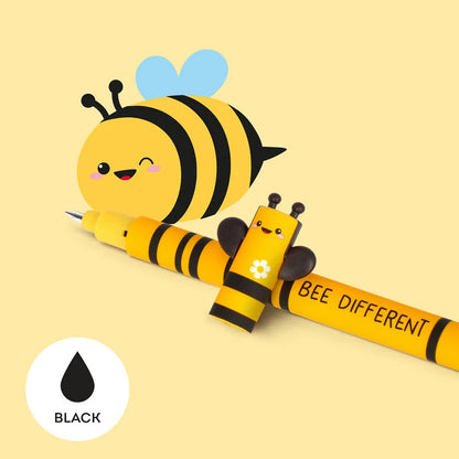Löschbaren Gelstift - Erasable Pen mit Bee-Motiv