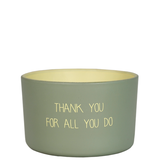 My Flame Outdoor Duftkerze aus Sojawachs- Thank you for all you do