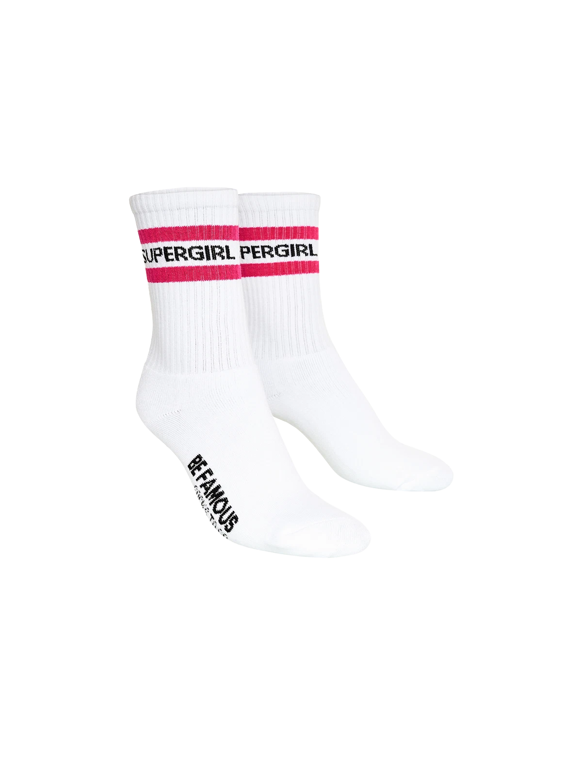Be Famous x Socks to go Statement Socken SUPERGIRL