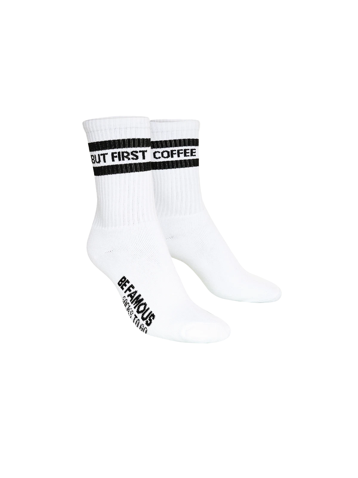 Be Famous x Socks to go Statement Socken BUT FIRST COFFEE