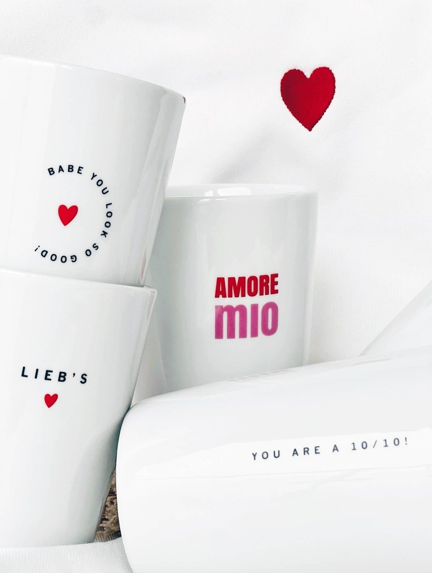 Becher Tasse Heart I Amore Bunt Spring Love: AMORE MIO