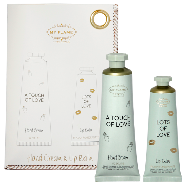My Flame Lippenbalsam & Handcreme in Geschenktüte- A touch of Love