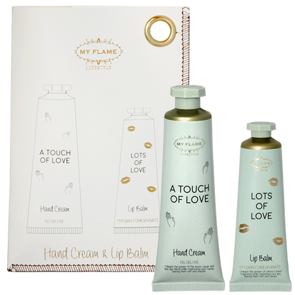 My Flame Lippenbalsam & Handcreme in Geschenktüte- A touch of Love