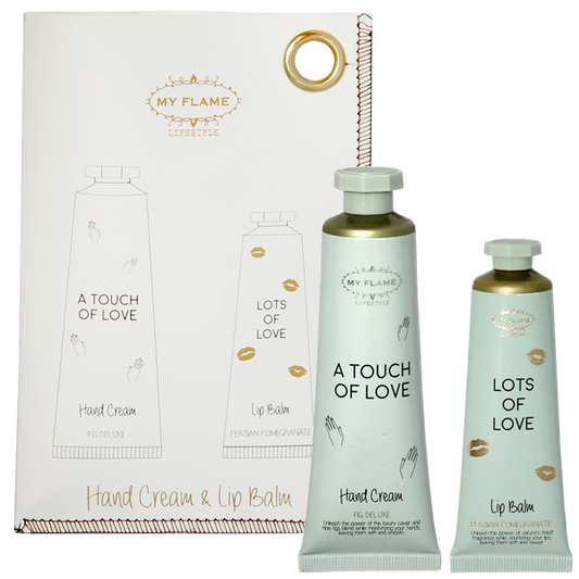 My Flame Lippenbalsam & Handcreme in Geschenktüte- A touch of Love