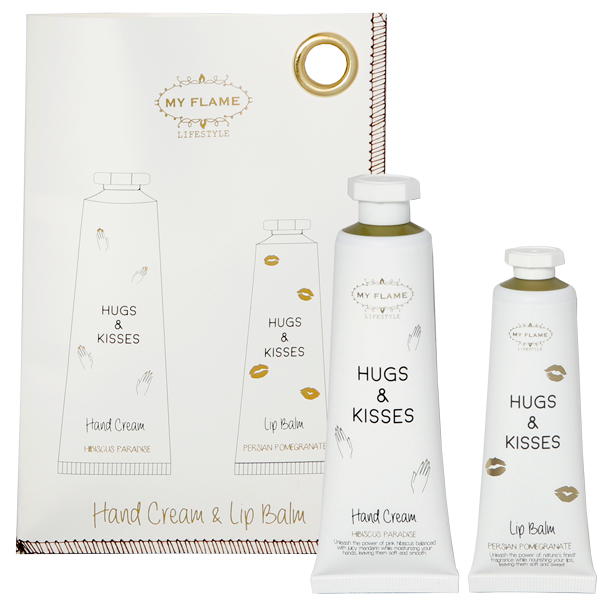 My Flame Lippenbalsam & Handcreme in Geschenktüte- Hugs&Kisses