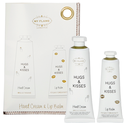 My Flame Lippenbalsam & Handcreme in Geschenktüte- Hugs&Kisses