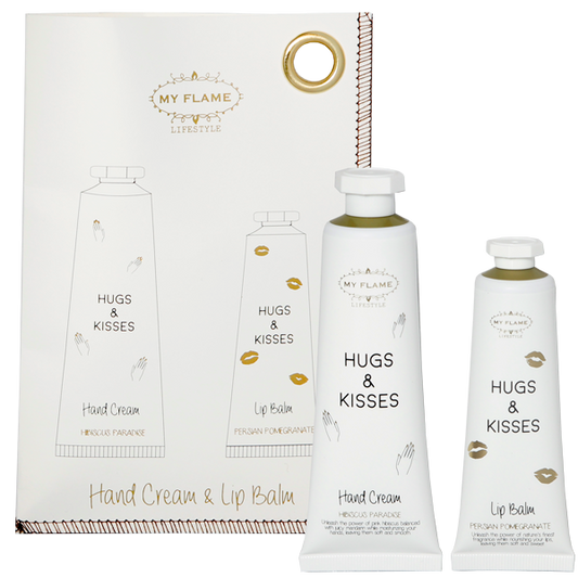 My Flame Lippenbalsam & Handcreme in Geschenktüte- Hugs&Kisses