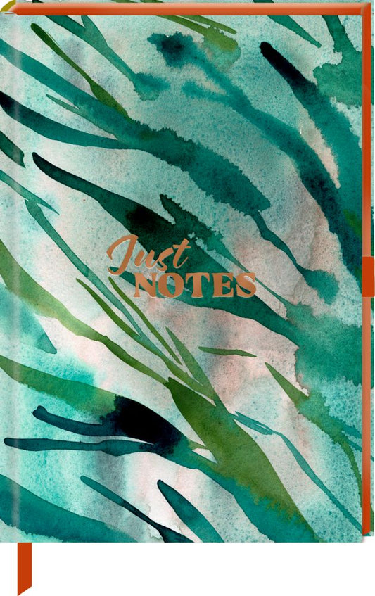 Notizbuch DIN A5: Just Notes LEAVES, Liniert - Die Spiegelburg