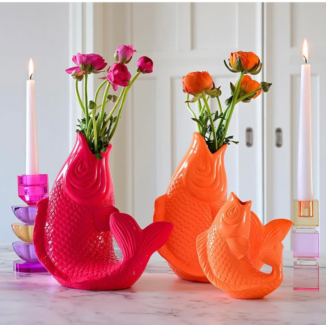 Gift Company Mamsell Koi, Vase S, Neon pink