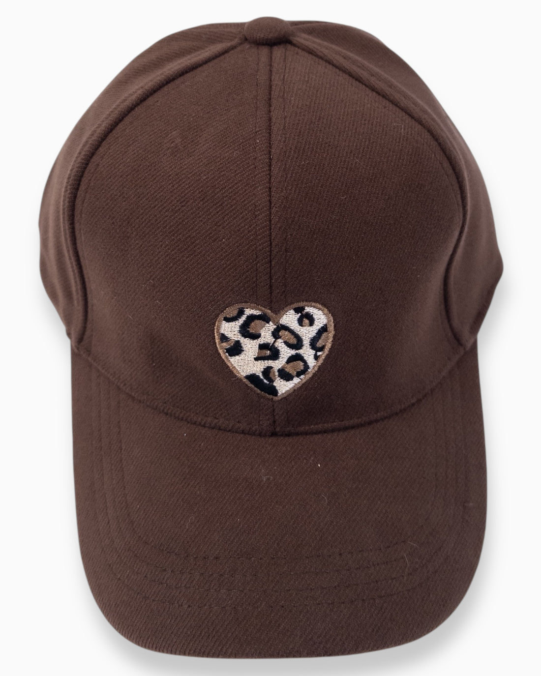 Cap Herz Leo - Schokobraun