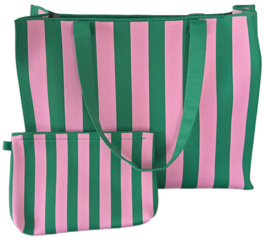 Stylische Tasche/Shopper Streifen