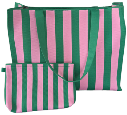 Stylische Tasche/Shopper Streifen