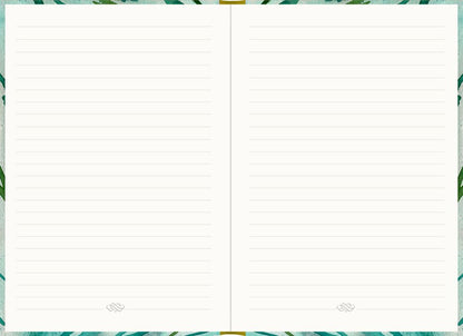Notizbuch DIN A5: Just Notes LEAVES, Liniert - Die Spiegelburg