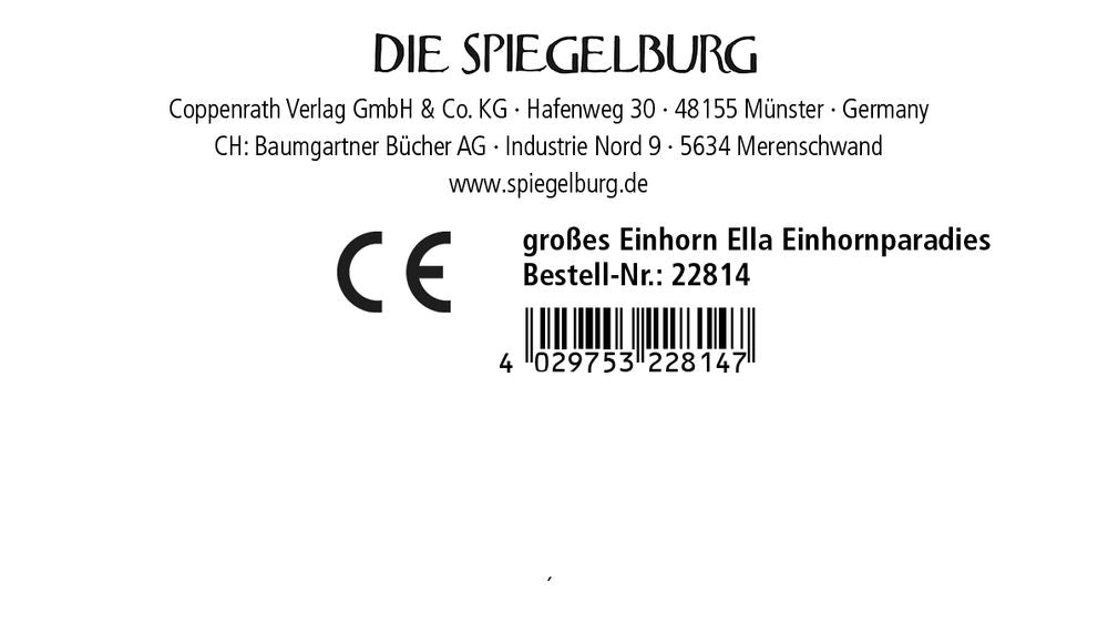 Einhorn Ella groß - Einhorn-Paradies - Die Spiegelburg